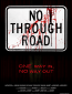 No Through Road