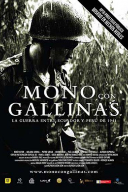 Mono con Gallinas