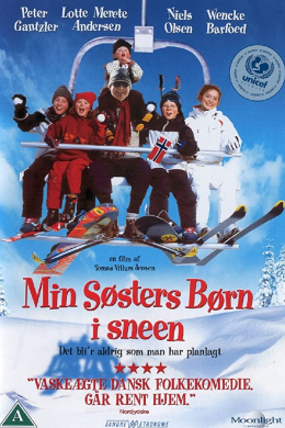 Min søsters børn i sneen